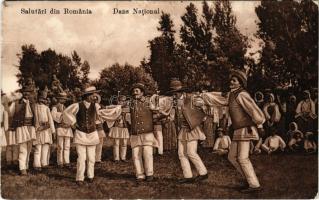 Salutari din Romania. Dans National / Greetings from Romania, dancers, folklore (EM)