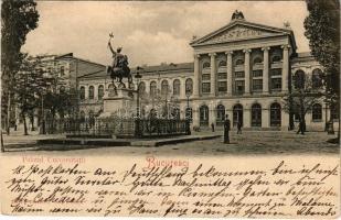 1900 Bucharest, Bukarest, Bucuresti, Bucuresci; Palatul Universitatii. Römmler &amp; Jonas / uni...