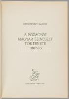 Benyovszky Károly: A pozsonyi magyar szinészet története 1867-ig. 2002, Clara Design Studio. Kiadói ...