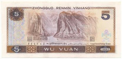 Kína 1980. 5Y T:UNC
China 1980. 5 Yüan C:UNC
Krause 886