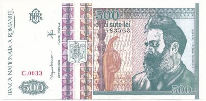 Románia 1992. 500L "C.0033 783563" T:UNC
Romania 1992. 500 Lei "C.0033 783563" ...