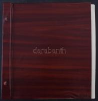 1980-1987 Komplett magyar gyűjtemény sorokkal és 53 db blokkal Schaubek albumlapokon, csavaros borít...