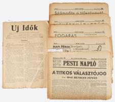 1937 Pesti Napló 1937. december 25. száma a címlapon: Bethlen István: A titkos választójog c. cikkév...