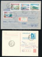 1979-1982 5 db küldemény CAMPINGPOSTA BALATONFÜRED