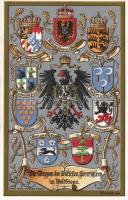 German Coat of Arms litho
