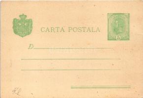 1900 La Multi Ani. Stab. Grafic I.V. Socecu / Román szecessziós újévi üdvözlet / Romanian Art Nouvea...