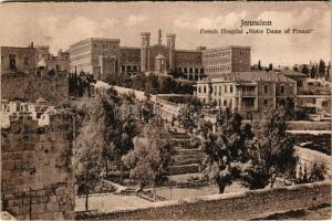 1925 Jerusalem, French Hospital Notre Dame of France