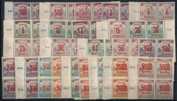 1921/1925 Kisegítő portó sor négyestömbökben (40.000)