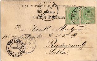 1901 Craiova, Királyi; Biserica Sf. Dumitru si Valea Seapte Fantani. Ad. Maier &amp; D. Stern / ...