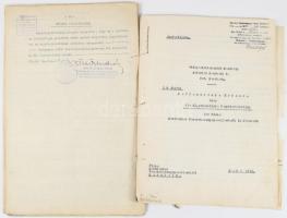 1941 Mannheimi biztosító társasággal kapcsolatos iratok: közgyűlési jegyzőkönyv és üzleti jelentés k...