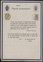 1944-1945 Békéscsaba, 3 db ügyvédi meghatalmazás, sok okmány- és illetékbélyeggel (közte "Orszá...