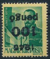 1945 Kisegítő (IV.) 100P/12f fordított felülnyomással (35.000)