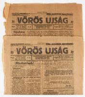 1919 Vörös Ujság, a Szocialista-Kommunista Munkások Magyarországi Pártjának hivatalos lapja 1919. jú...