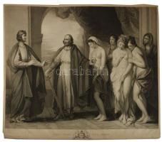 ca 1750 Jean-Baptiste Michel (1748-1804): Alfred the Third, Kig of Mercia visiting Williem d'Al...
