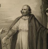 ca 1750 Jean-Baptiste Michel (1748-1804): Alfred the Third, Kig of Mercia visiting Williem d'Al...