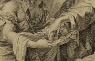 Gianantonio Faldoni (1689-1770) Sebastiano Ricci (1659-1734) után: A Szent Család. Rézmetszet, papír...