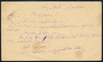 1879 Díjjegyes levelezőlap "NAGY-ILONDA" - "NAGY-KÁROLY"