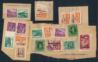1950-1960 Meghatalmazás - Érvényes 18 db bélyeg 5 kivágáson