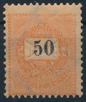 1898 50kr E 12:11 3/4 fogazással (100.000)
