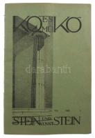 1932 Kő és Műkő. A Budapesti Kőfaragómesterek, Kő- és Műkőiparosok Szövetségének, a Sírkőkészítők és...