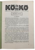 1932 Kő és Műkő. A Budapesti Kőfaragómesterek, Kő- és Műkőiparosok Szövetségének, a Sírkőkészítők és...
