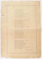 1887 Üdvözlő-dal nagyméltóságú és főtisztelendő Schuster Konstantin úrnak, váczi megyés püspöknek, [...