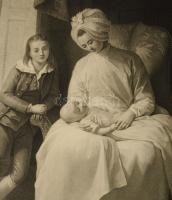 Georg Siegmund és John Gottlieb Facius: Benjamin West and his family (...és családja). Mezzotinto, p...