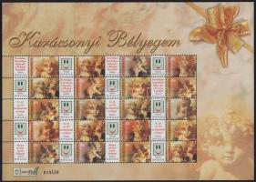 2004 Karácsonyi bélyegem I. - Angyalkák sorszámozott teljes ív (11.500)