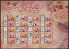 2006 Szerelem bélyegem teljes ív (11.500)