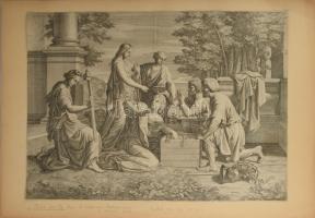 Pietro del Po (1616 ? 1692) Ulysses felismeri Achillest. Rézmetszet, papír, 50,5x37 cm

Pietro del...