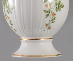 Hollóházi Erika mintás váza. Jelzett, hibátlan, m: 21,5 cm