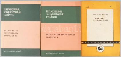 Domahidy Miklós: Borszászati technológia I. köt. Begyűjtési Szakkönyvtár. Bp., 1953, Élelmiszeripari...