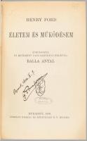 Henry Ford: Életem és működésem. Átdolgozta és bevezető tanulmánnyal ellátta: Balla Antal. Bp., 1926...
