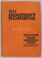 cca 1934 ÁTI kisatlasz. Földrajzi leírás, statisztikai adatok, 56 sokszínű és 155 szövegközti térkép...
