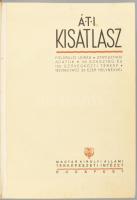 cca 1934 ÁTI kisatlasz. Földrajzi leírás, statisztikai adatok, 56 sokszínű és 155 szövegközti térkép...