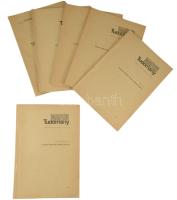 1976-1980 Vegyes főleg őstörténettel kapcsolatos különlenyomat, 6 db: Székely György: Törzsek alkony...