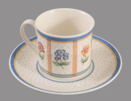 Villeroy &amp; Boch "Julie" reggeliző szett, jelzett, hibátlan, d: 19,5 cm