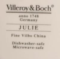 Villeroy &amp; Boch "Julie" reggeliző szett, jelzett, hibátlan, d: 19,5 cm