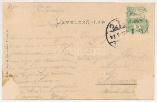1910 Alvinc, Vintu de Jos; kompátkelés a Maroson. Adler fényirda kiadása / ferry crossing the Mures ...