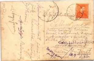 1939 Nemesbőd, kúria, kastély, a tulajdonosok levelével. photo (fl)