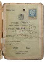 ca 1930 Basilides Barna (1903-1967) festő, grafikus fényképes útlevele, kissé megviselt állapotban s...