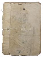 ca 1930 Basilides Barna (1903-1967) festő, grafikus fényképes útlevele, kissé megviselt állapotban s...