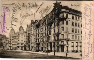 1904 Budapest V. Szabadság tér, Magyar Kereskedelmi Csarnok székháza (később az Amerikai Egyesült Ál...