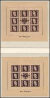 Ausztria 1946 Renner vágott kisívsor japán papíron, kifogástalan állapotban / Mi 772B -775B imperfor...