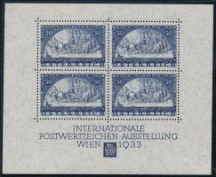 Ausztria 1933 WIPA blokk falcos (Mi EUR 2.600.-)