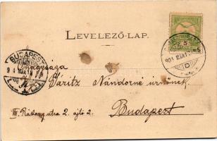 1904 Rimaszombat, Rimavská Sobota; Gömör-Kishont vármegye új székháza. Lévai Izsó kiadása / County H...