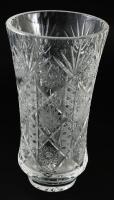 Ólomkristály váza, hibátlan, m: 23 cm
