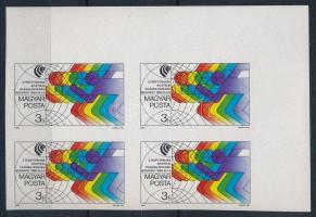 1986 2. Fedettpályás Atlétikai VB ívsarki vágott 4-es tömb (7.200)