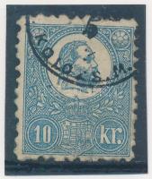 1871 Kőnyomat 10kr VI. típus "(...) / KOLOZS. M."
