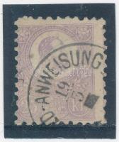 1871 Kőnyomat 25kr IV. típus "GELD-ANWEISUNG (/ SISSEK)"